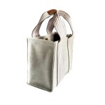 The Suitcase Stripe Tote Bag